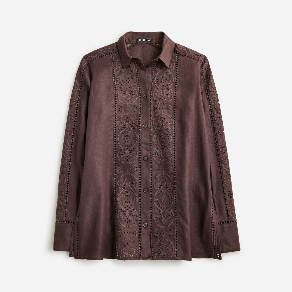 J. Crew Brown Button Down Shirt